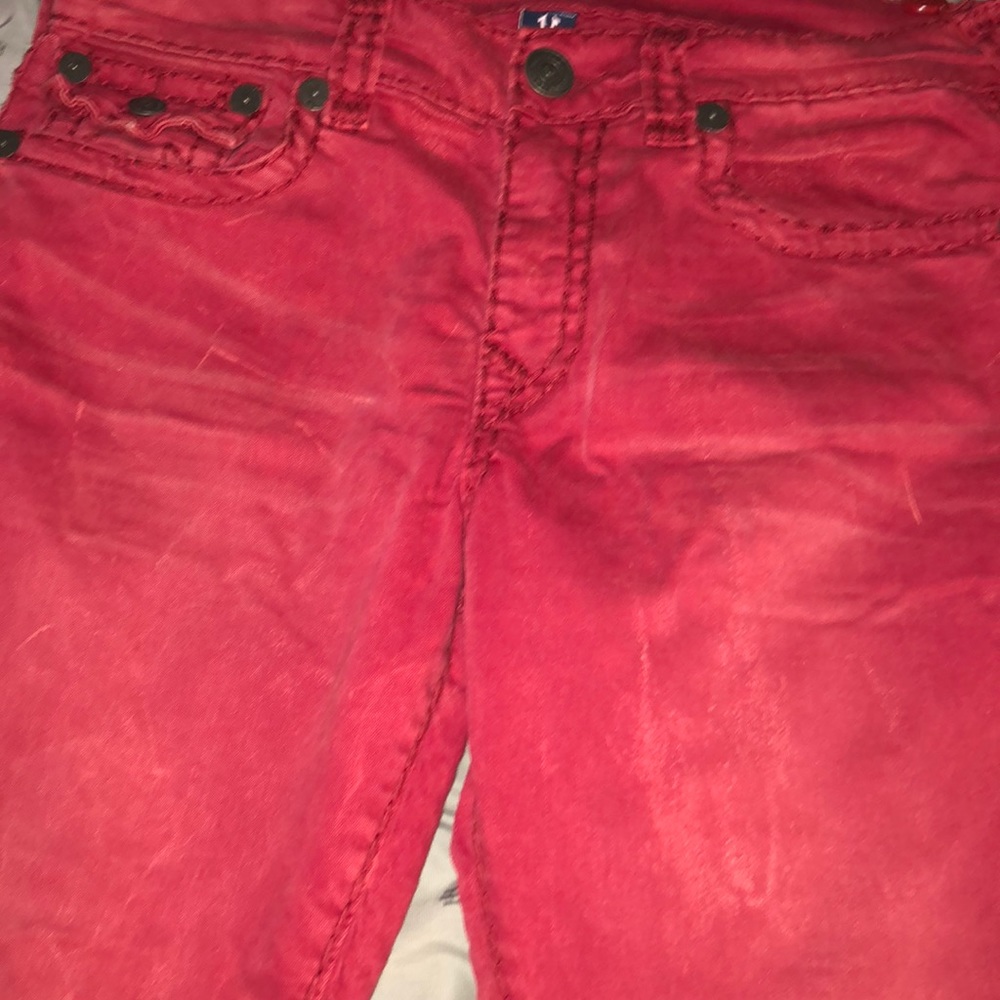 Red true religion jeans